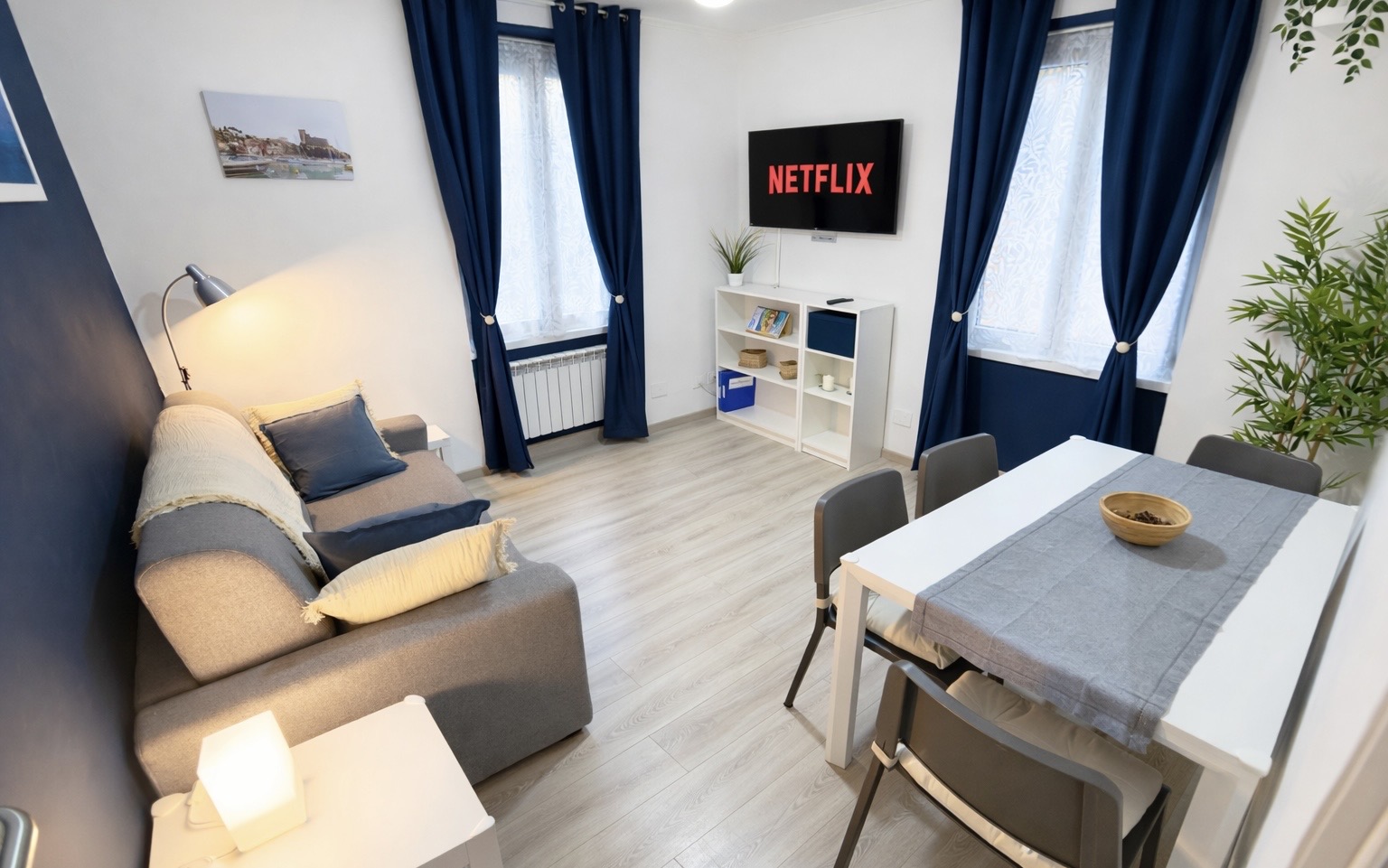 Living room at BLUVIA RESIDENCES Spiral Apartment